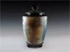Canister with lid, 12"H x 6.5"D